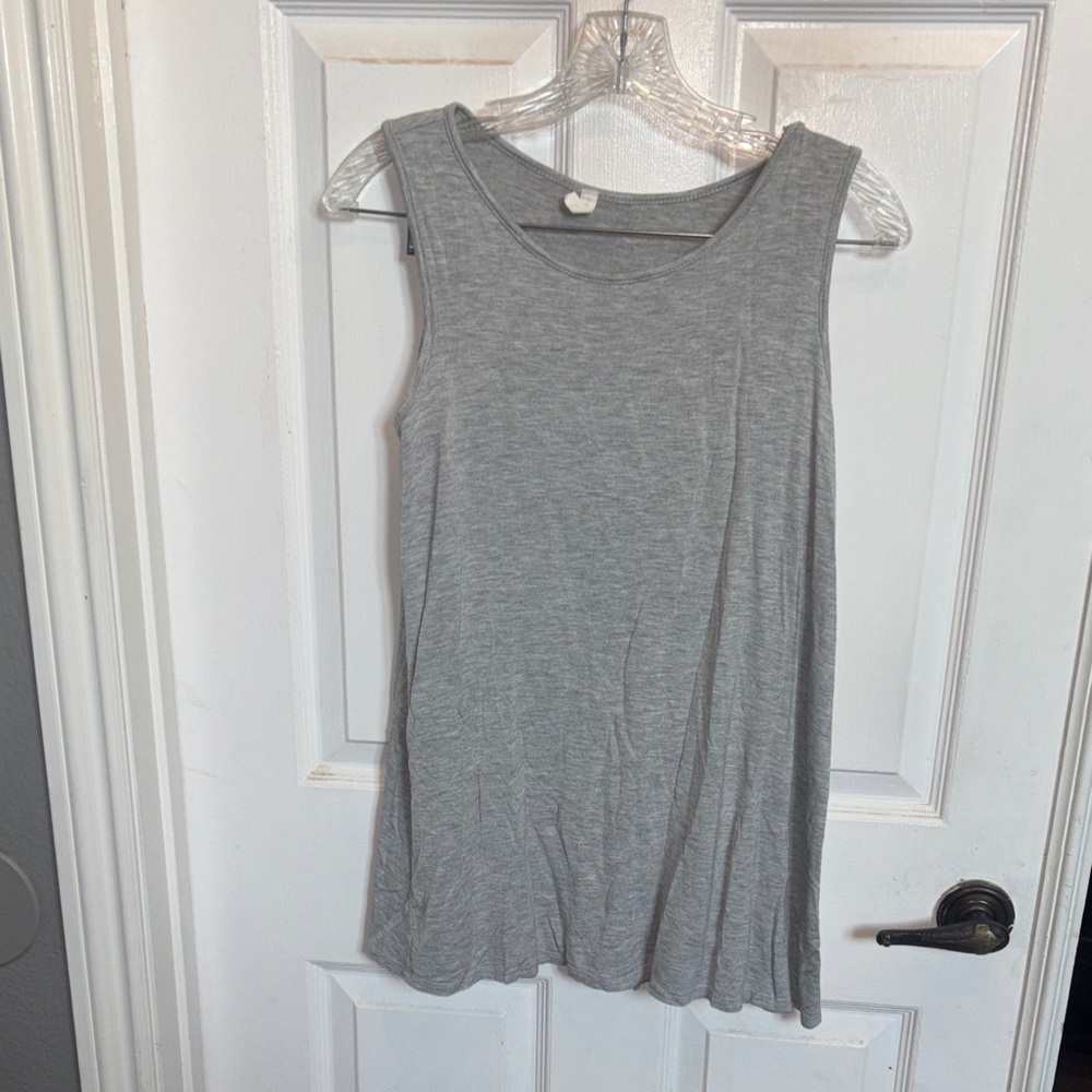 Pinkblush Heather Gray Top& Indigo Blue denim pants